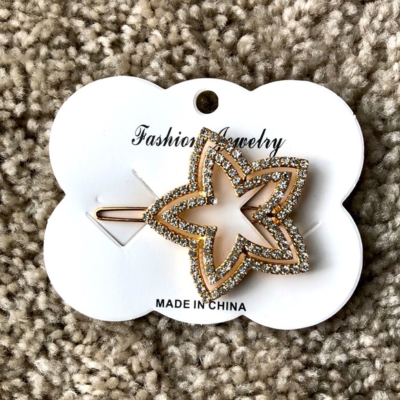 Star shape hair clip - Picture 1 of 2